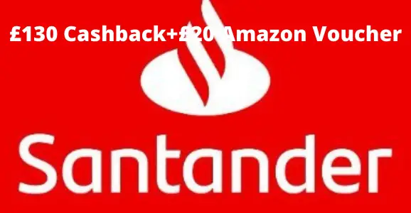 £150 Cashback on account switch to santander